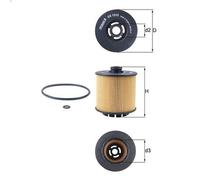 Filtre à huile KNECHT OX 1312D pour VOLVO XC40 (536) 1.5 2020-2022