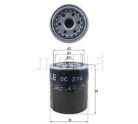 Filtre À Huile MAHLE OC 274