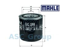 Filtre À Huile Moteur À Vis De Remplacement MAHLE OC 288 OC288