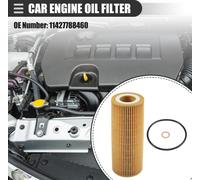 Filtre À Huile Moteur, Pour Bmw 335D Base 3.0L L6 - Diesel 2009-2011, En Plastique, Avec Joint, No.11427788460, Jaune, 1 Ensemble