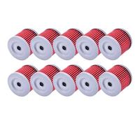 Filtre à huile moto compatible avec GT250R GT250 GV250 GV125C AQUILA 250 XRX 125 GT 125 125 CEED GT 250R GV125 R disponible en 1 5 ou 10 pièces(10PCS RED)
