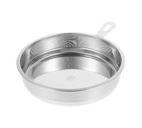 Filtre à huile pour friteuse - Écumoire à graisse en acier inoxydable de qualité alimentaire - Filtre à huile pour friteuse - Pour cuisine, thé, cocktail, farine, jus de fruits, pâtisserie, 13,4 x 3