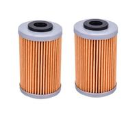 Filtre à huile pour motos Filtre à huile pour Husaberg FE570 Enduro 2009-2012 FS570 Supermoto 2010-11, compatible avec Husqvarna FC450 FC 450 2014-2015(2pcs Yellow)