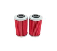 Filtre à huile pour motos Filtre à huile pour moto 77038005044, compatible avec SXF250 XCF450 EXC500 XCW450, compatible avec HUSQVARNA FC450 HUSABERG FE450(2 Pcs)