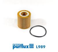 Purflux Filtre à huile Cartouche filtrante L989 – Compatible VW Amarok II, Ford Ranger, Mazda BT-50