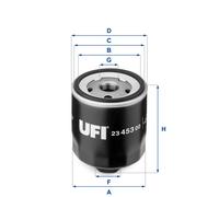 Filtre À Huile UFI 23.453.00 Pour Audi, Seat, Skoda, VW