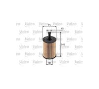 VALEO Filtres à moteur 586506 - Filtre à huile - Haut niveau de filtration, durabilité, montage facile