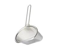 Filtre à mailles polyvalent pour casseroles chaudes, nouilles à la vapeur et divers plats, louche d ' écumoire de cuisine avec passoire de qualité alimentaire à long manche