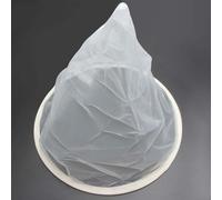 Filtre à miel de qualité supérieure pour l'apiculture - 35 x 40 cm - Maille en nylon avec bord en acier renforcé - Filtration des pores fins pour un hon pur et lisse