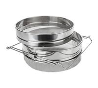 Filtre à miel - Tamis à miel en acier inoxydable | Filtration à Double maille, poignée télescopique réglable, écran fin pour l'extraction des miels apicoles, convient aux seaux et au thé