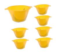 Filtre à Peinture Réutilisable Jaune, Lot de 10 pour Peinture | Plastique, Retire les Solides Grumeaux, Usage Loisirs Créatifs et Hobby, Format S