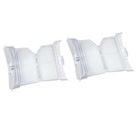 Filtre à peluches 752387 for sèche-linge Bosch et Siemens, compatible avec les modèles IQ300, IQ500, IQ700, iSensoric séries 4 et 6, et Avantixx (plastique blanc).(2 PACK)