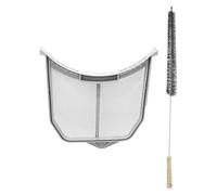 Filtre À Peluches For Sèche-linge W11758174, Filtre En Maille, Installation Facile, Brosse De Nettoyage Incluse, Pièce De Rechange For Pièges À Peluches De Sèche-linge, Remplace Med5630HW2 P5313133
