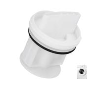 Filtre à peluches pour machine à laver Bosch, Siemens, Constructa, Neff, filtre à peluches, filtre à peluches, compatible avec sèche-linge 00647920,647920,00605010,605010,00602008 (blanc)