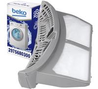 Filtre à Peluches pour Seche Linge 350х165х81 mm avec le Code Original 2975680300 pour Beko - Garantie de 10 Ans - MONTERAL