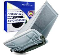 Filtre à Peluches pour Seche Linge avec le Code Original 481010345281 pour Whirlpool pour Bauknecht C00312162 pour Indesit - Garantie de 10 Ans - MONTERAL