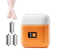 Filtre à pied électrique, rechargeable par USB, avec trois têtes, laveur de pieds électrique, fourreau électrique, extracteur de callosités pour femmes et hommes