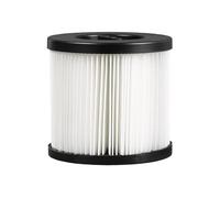 Filtre à plis d’origine Einhell pour classe de poussière L (pour aspirateur eaux et poussières sans fil Einhell TP-VC 18/10 Li BL L, classe de poussière L, aspiration à sec, Ø 130 mm, 115 mm de haut)