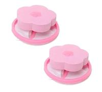 Filtre À Poils For Machine Laver, Récupérateur De D'animaux Flottants, Pochette Collecte Des Sales En Maille Réutilisable, Boules Nettoyage Nettoyage Haute Efficacité(Pink-2pcs)