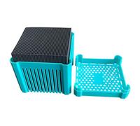 Filtre à poissons - Bloc de carbone activé par aquarium | Aide à la filtration au charbon pour piscines d'eau salée d'eau douce bassins d'eau salée | seau de nettoyage du Puri