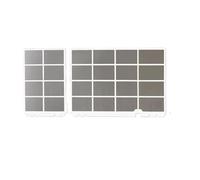 Filtre à poussière for climatiseur Toshiba, compatible avec les modèles gauche 19 x 30 cm et droit 42 x 30 cm(Aset)