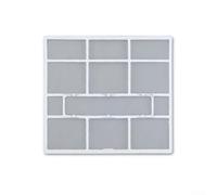 Filtre à poussière pour climatiseur d'intérieur avec design suspendu qui aide à bloquer la poussière et à maintenir l'efficacité du flux d'air et la consistance du refroidissement (30,7 x 28,5 cm)