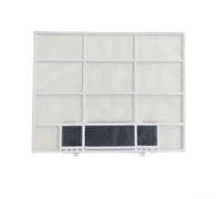 Filtre à poussière pour unité centrale intérieure Midea - Facile à installer - Protection de sortie d'air pour systèmes de suspension 1P/1,5HP (34,3 x 27,3)