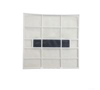 Filtre à poussière pour unité centrale intérieure Midea - Facile à installer - Protection de sortie d'air pour systèmes de suspension 1P/1,5HP (32,3 x 31,8)