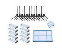Filtre à poussière Primaire Brosse latérale Filtre Hepa Efficace Compatible avec Les pièces d'aspirateur Robot Ilife V5 V5s V3 V3s V5pro V50 V55 X5 V5s Pro(Ilife-V3V5ZUHE23)