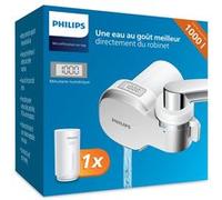 Philips Filtre à eau AWP3705P1/10 – Microfiltration, affichage numérique, filtre le chlore, 1.000 L