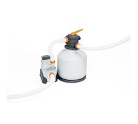 Pompe filtre à sable 11.355 lt/h de piscine Bestway 58486 Flowclear Blanc G