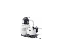 Filtre à sable Intex 26680 avec stérilisateur au sel QX2600 - 8m³/h - Pour piscines jusqu'à 32 m³