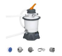 Filtre à sable / pompe de filtration - Bestway - 3 028 L/h - avec préfiltre + Polysphère inclus (4 sachets)