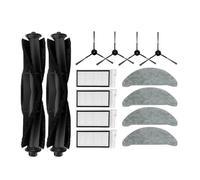 Filtre à sacs à poussière. Compatible avec Roidmi Eve Plus, accessoires for aspirateur Robot, brosse latérale principale en tissu de vadrouille, pièces de rechange for la maison (Color : 14pcs-3)