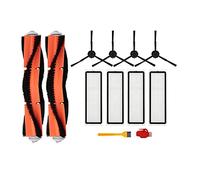 Filtre à sacs à poussière compatible avec Xiaomi Mi Robot Vacuum-Mop 2 Ultra STYTJ05ZHM Accessoires for aspirateur Brosse latérale principale Pièces en tissu for vadrouille (Color : 12 pcs)