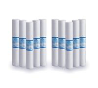 Filtre à sédiments 20 pouces, 1 micron, Ultrafiltration Swan. Élimine le sable, la boue, les particules de rouille et les impuretés suspendues jusqu'à 1 microns en polypropylène, 10 pièces