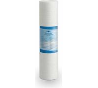 Filtre à sédiments Bellerofonte Filtre à eau soufflé par fusion 10 pouces 1 micron en polypropylène. Elimine le sable, les particules de rouille et les impuretés en suspension jusqu'à 10 microns, 1 pi