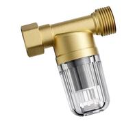 Filtre à sédiments d ' entrée d ' eau avec tasse de rinçage | Gobelet d ' inspection transparent avec en acier inoxydable pour espaces de plomberie compacts, conduites
