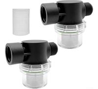 Filtre à sédiments en ligne en acier inoxydable 60 mailles avec filetage interne pour systèmes d'alimentation en eau de bateau de camping-car, design réutilisable
