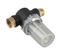 Filtre à sédiments pour tuyau d'arrosage avec connecteur de 1,9 cm en maille d'acier inoxydable - Protection haute pression - Piège à sable PC (100 mailles)