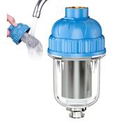 Filtre à sédiments Spin Down - 13 x 6,7 cm, système de pré-filtration jetable | Filtre à eau de robinet - Maille en acier inoxydable 316 | Machines à laver à pré-filtre - Pommeaux de douche