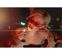 Filtre à stries de Couleur 49mm, Filtre à stries Bleues 52mm, filtres à Effet de lumière étoile, Filtre Point à Ligne Orange 55mm, lentille élargie d'écran 58mm(67mm,Orange Flare)