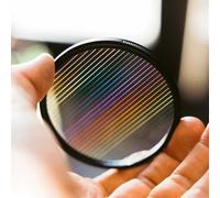 Filtre à stries de Couleur 49mm, Filtre à stries Bleues 52mm, filtres à Effet de lumière étoile, Filtre Point à Ligne Orange 55mm, lentille élargie d'écran 58mm(82mm,Colorful Flare)