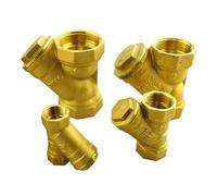 Filtre à tamis en Y femelle en ligne, filetage 1/2, 3/4, 1, 1-1/4, 1-1/2, 2 Lnch, vanne en laiton, 1 pièce(DN40)