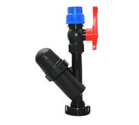 Filtre à tamis métallique for l'irrigation agricole, 120 mailles, 3/4", 1", 1,2",5", avec tube en plastique et raccord rapide(Orange)