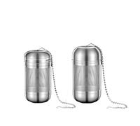 filtre a the 1/2 boules à thé en acier inoxydable for assaisonnement, infuseur, feuilles, épices, théière, maille fine, ustensiles de cuisine(Style 03)