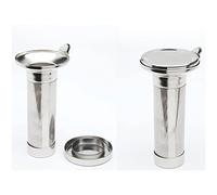 Filtre à thé en acier inoxydable pour théière isotherme, pour tous les types de thés, nettoyage facile (H: 11,5 x ⌀ Haut 6,5 x ⌀ intérieur 3 cm)