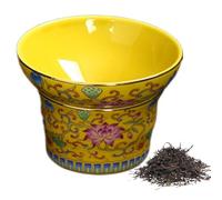 Filtre à thé en céramique - Grille à thé en maille filet pour tasses à thé | Accessoires pour ensemble de thé Kung Fu, passoire à thé en maille fine, passoire à thé efficace avec filtre à thé de f
