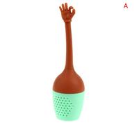 Filtre À Thé En Silicone, Facile À Nettoyer, Anti-Adhésif, Aspect Créatif, Pour Les Amoureux Du Thé, Les Amis Et Les Personnes Âgées