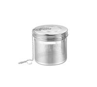 filtre a the Passoire à thé en acier inoxydable, théière herbes, feuilles, épices, filtre mailles réutilisable, accessoires de cuisine for la maison(L)